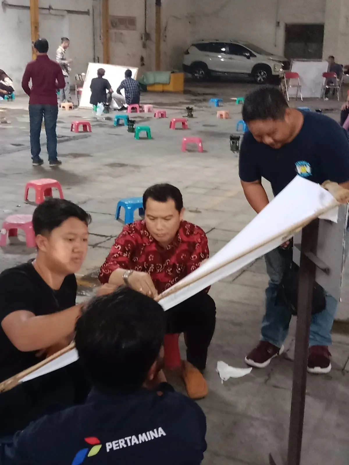 Pelatihan membatik mahasiswa UNIBA(29)